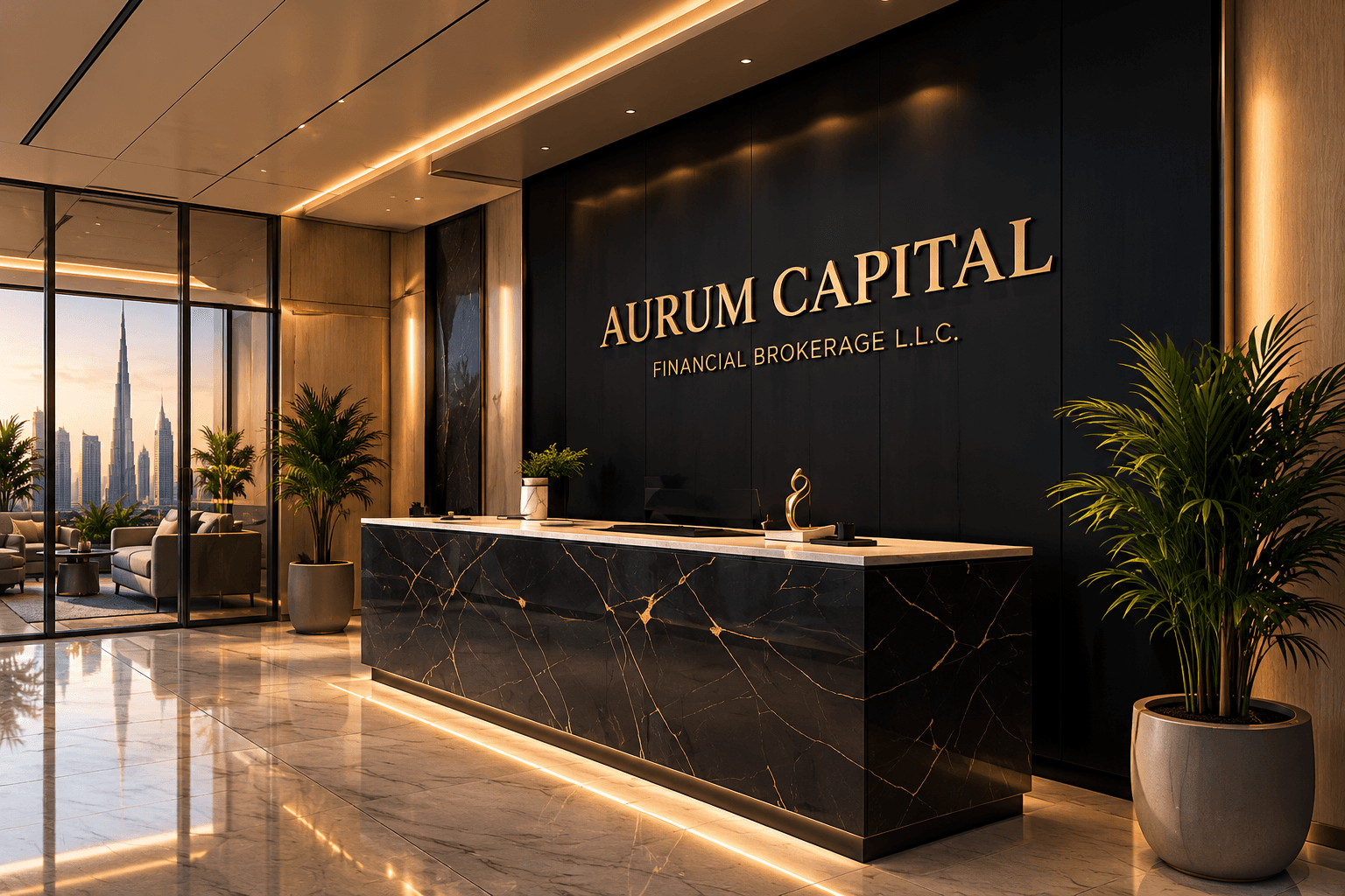 Aurum Capital office reception